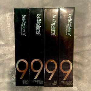 New Bellapierre Cosmetics Bundle Set of (4) 9-stack shimmer powders